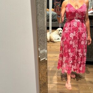 Alrxia Admor pink embroidery sundress size 4